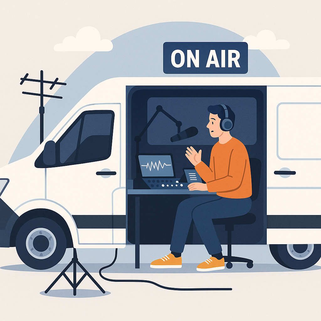 Location de studio mobile pour production d’émission